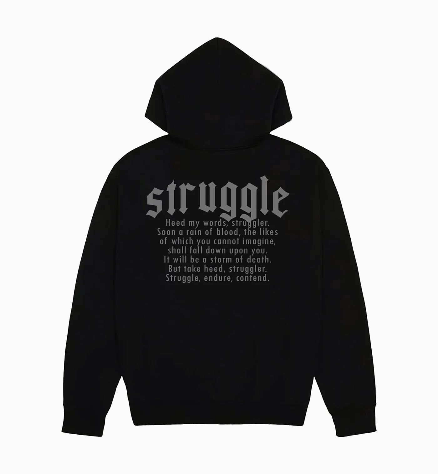 ХУДІ "STRUGGLE" (З ФЛІСОМ)
