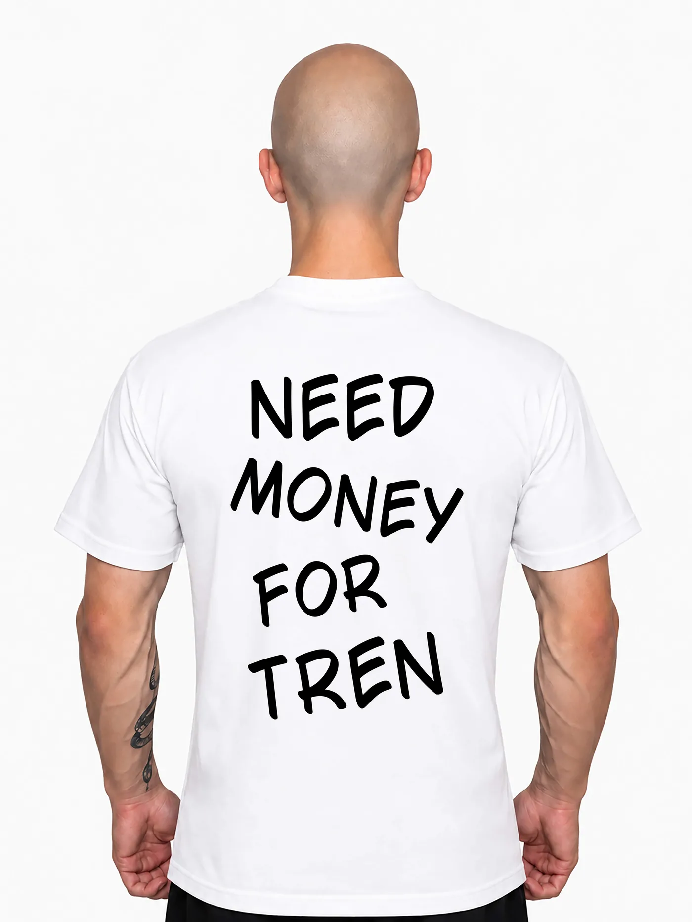 ФУТБОЛКА «NEED MONEY FOR TREN»
