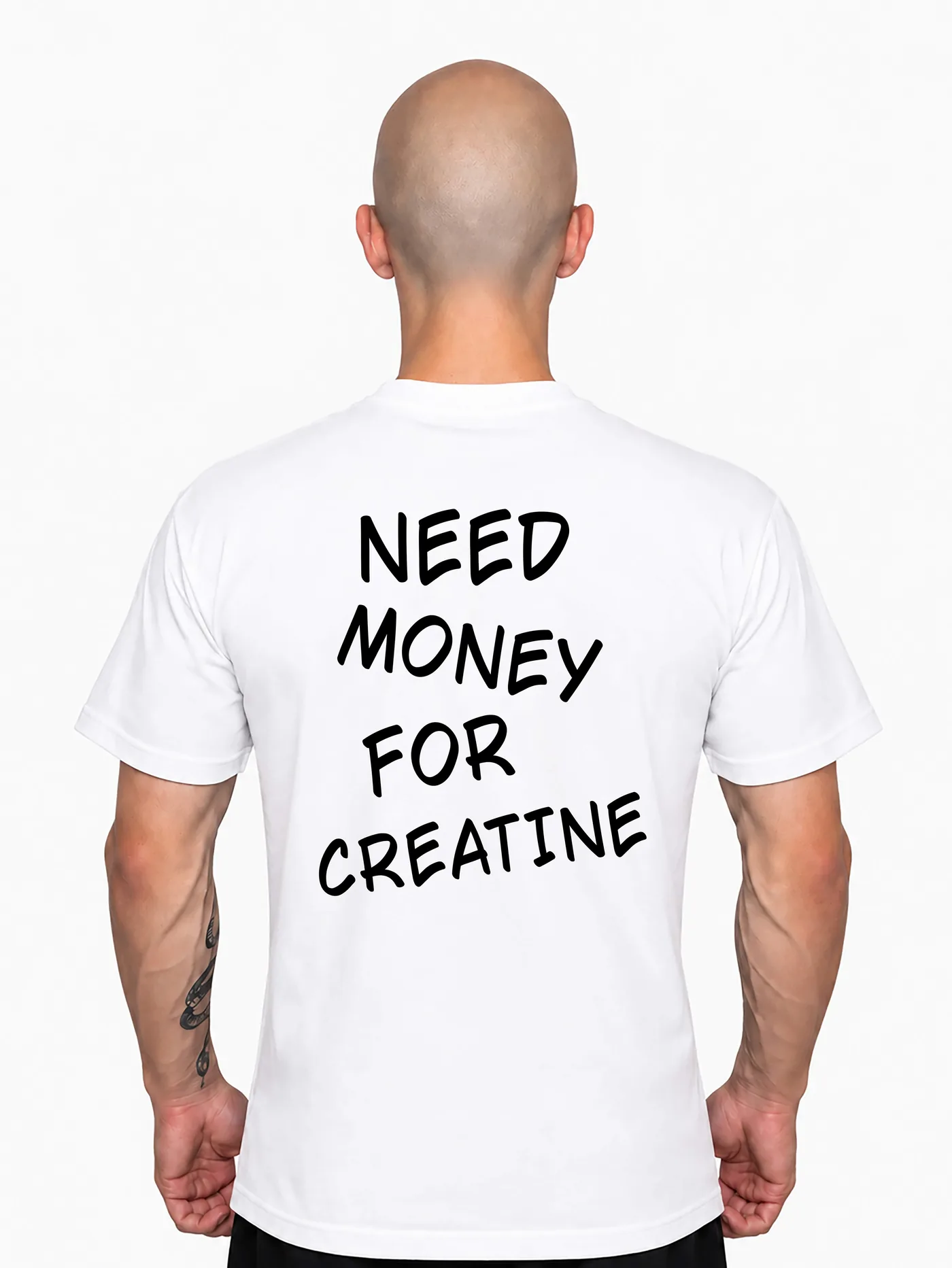 ФУТБОЛКА «NEED MONEY FOR CREATINE»