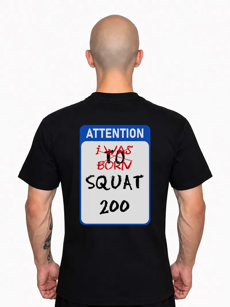 ФУТБОЛКА «WAS BORN TO SQUAT»