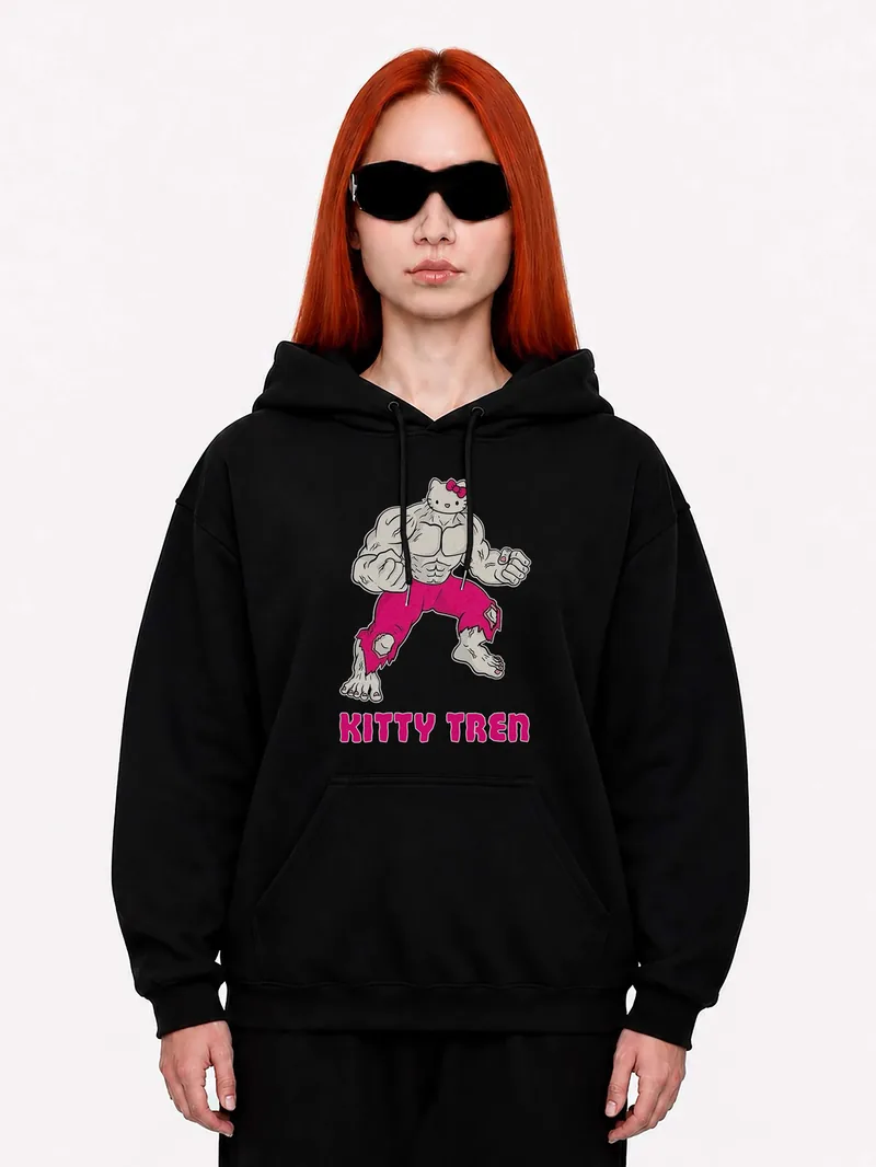 ХУДІ "KITTY TREN" (З ФЛІСОМ)
